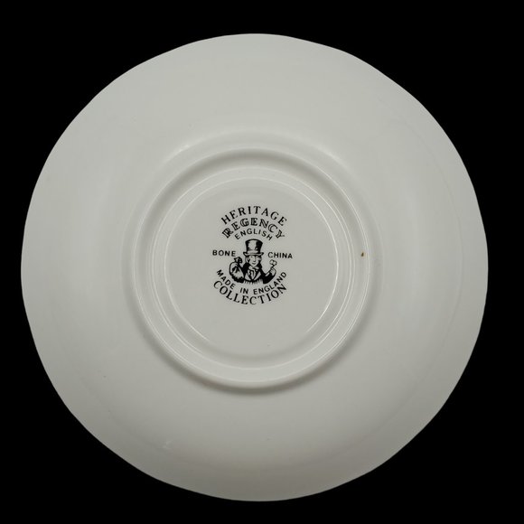 Heritage Regency English Teacup Coffee Cup Saucer Mother Floral Bone China - Picture 9 of 12